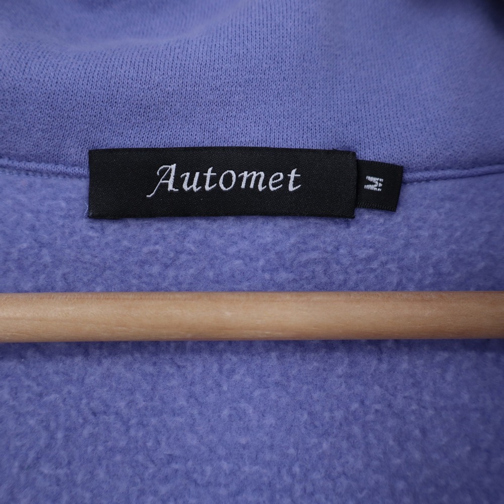 Automet Sweatshirt Womens M Purple Half Zip Fleece Thumbhole Excellent - Picture 2 of 5